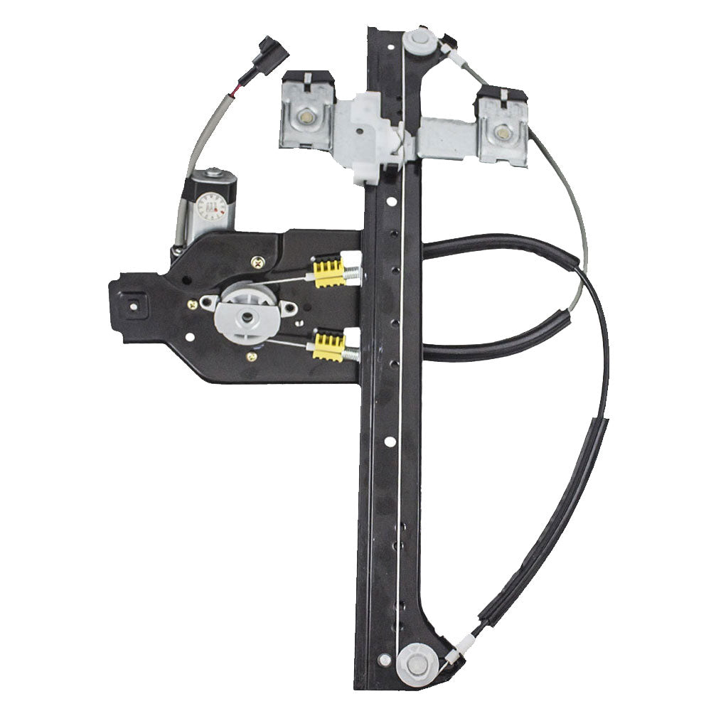 Brock Replacement Driver Rear Power Window Regulator with Lift Motor Assembly Compatible with 02-06 Trailblazer EXT Envoy XUV XL Ascender