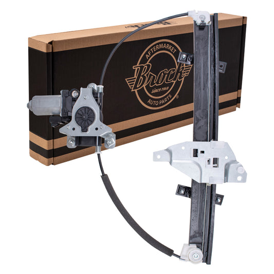 Brock Replacement Passenger Front Power Window Regulator and Lift Motor Assembly Upgrade Style Compatible with 98-02 Intrigue Century Regal