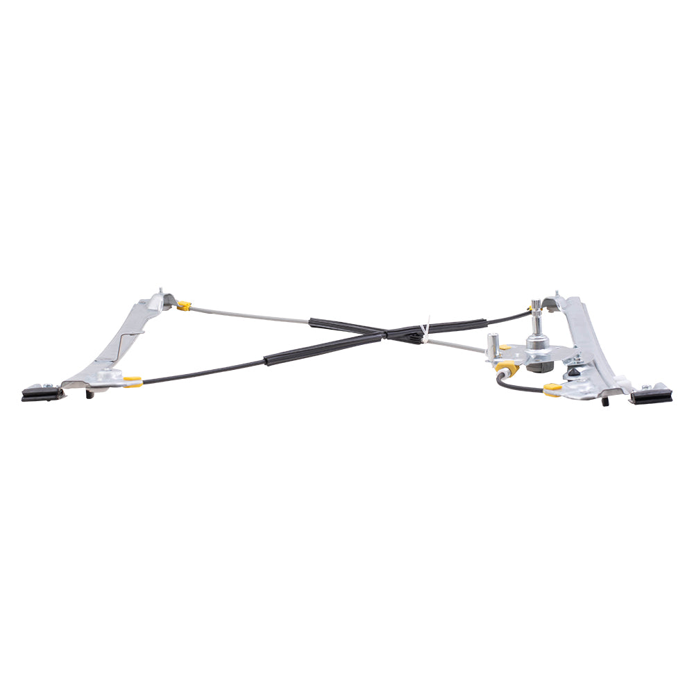 Brock Replacement Passenger Front Manual Window Regulator Compatible with 1999-2007 Silverado Sierrra 2000-2006 Tahoe Yukon & XL Suburban