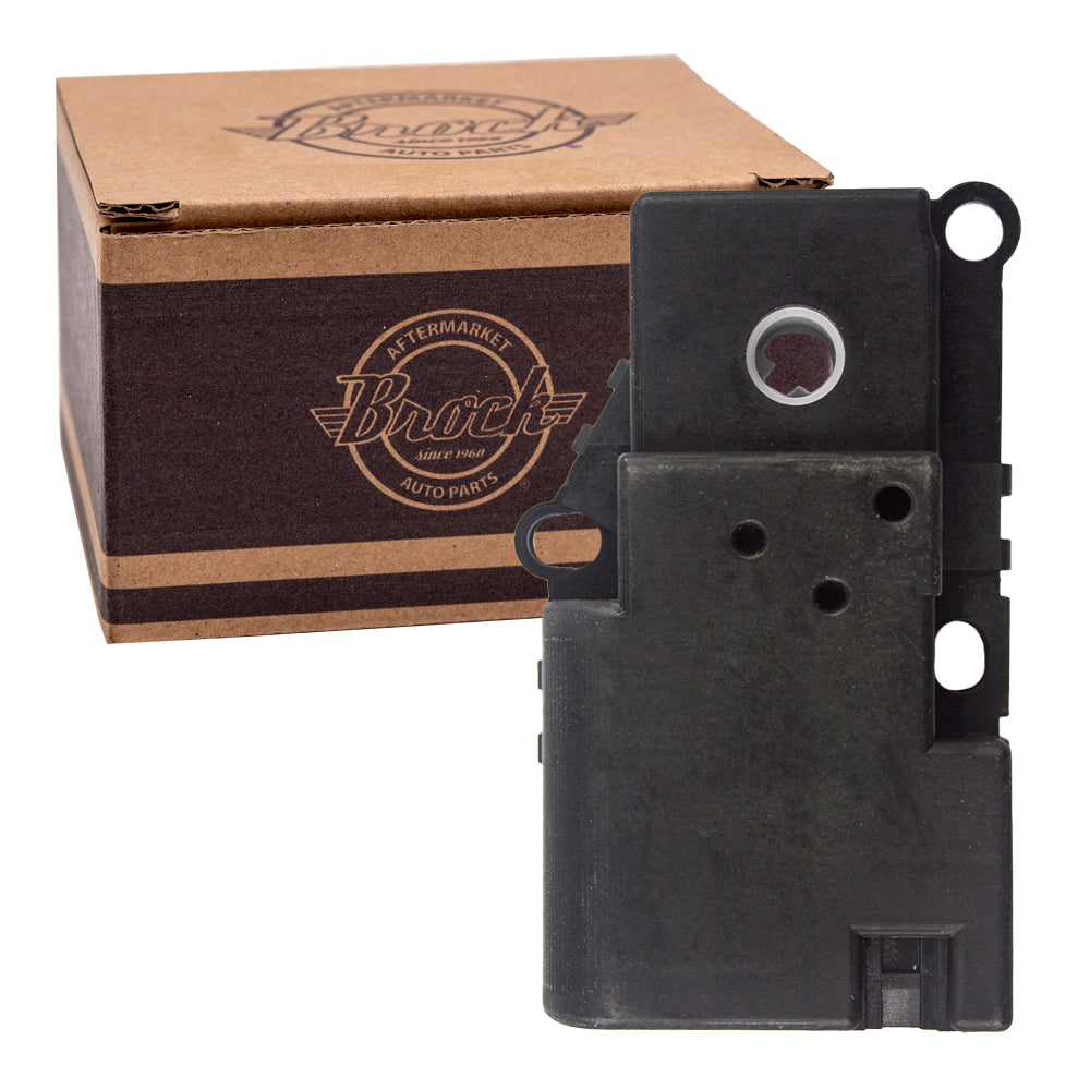 Brock Replacement Rear Auxiliary HVAC Heater A/C Air Door Actuator Temperature Mode Compatible with Rainier Trailblazer Envoy Ascender 88892975