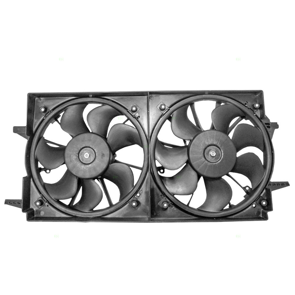 Brock Replacement Dual Cooling Fan Assembly Compatible with Malibu & Classic Alero Cutlass Grand Am 88986470
