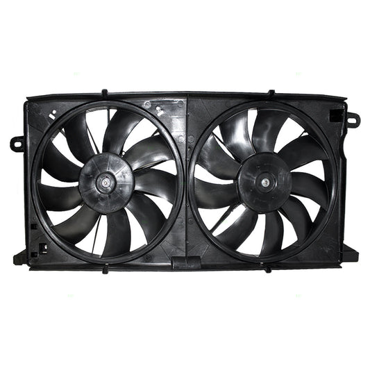 Dual Cooling Fan Motor Assembly fits 00-05 Buick LeSabre Pontiac Bonneville 3.8L
