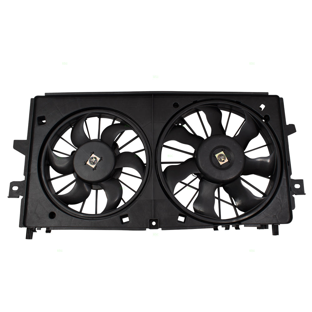 Brock Replacement Dual Cooling Fan Assembly Compatible with Impala & Impala Limited LaCrosse Monte Carlo Grand Prix 5.3L 89018691