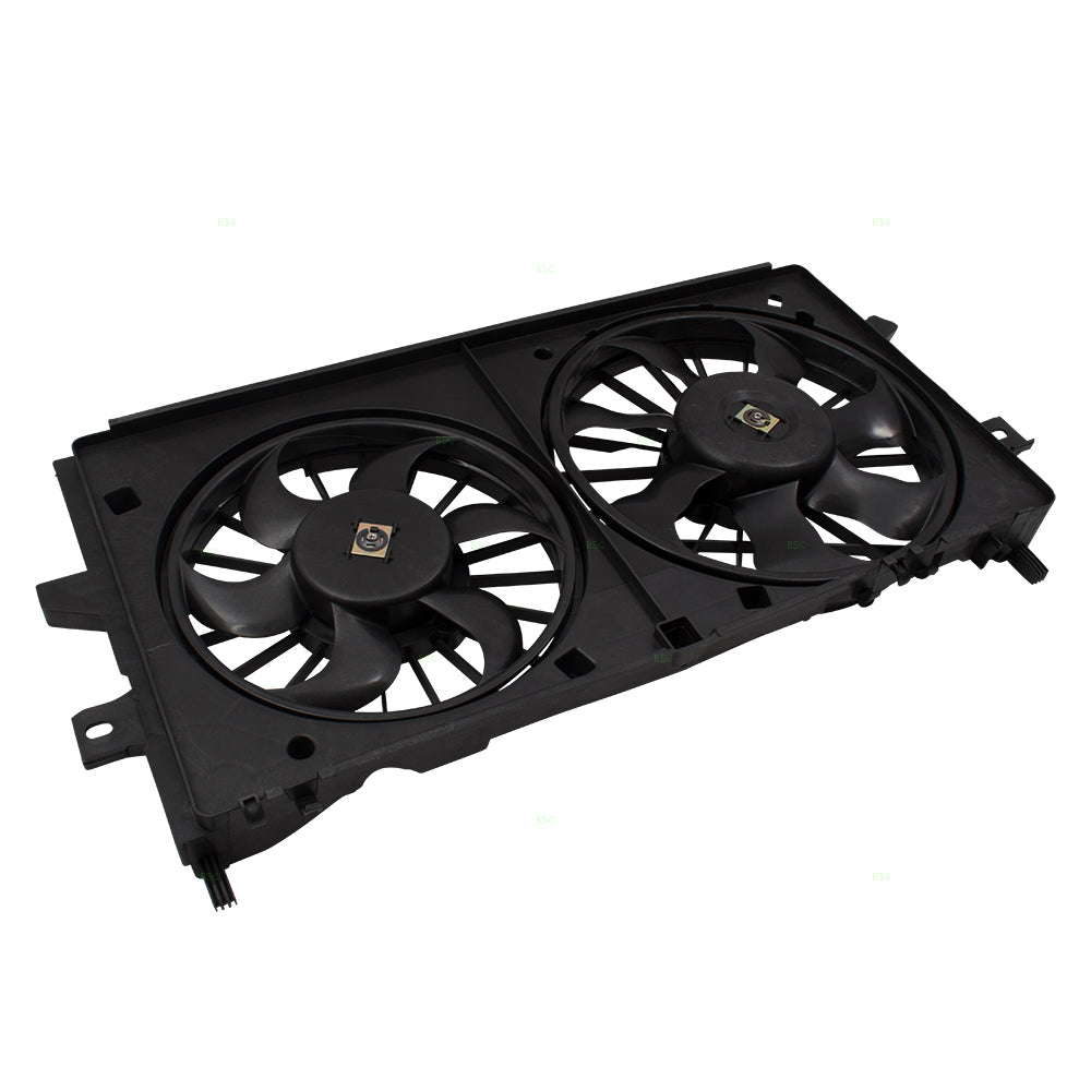 Brock Replacement Dual Cooling Fan Assembly Compatible with Impala & Impala Limited LaCrosse Monte Carlo Grand Prix 5.3L 89018691