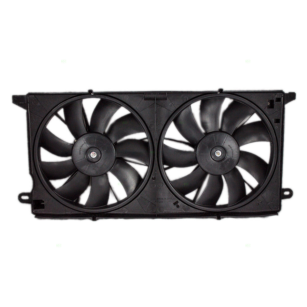 Dual Cooling Fan fits Cadillac DeVille Oldsmobile Aurora Motor & Shroud Assembly