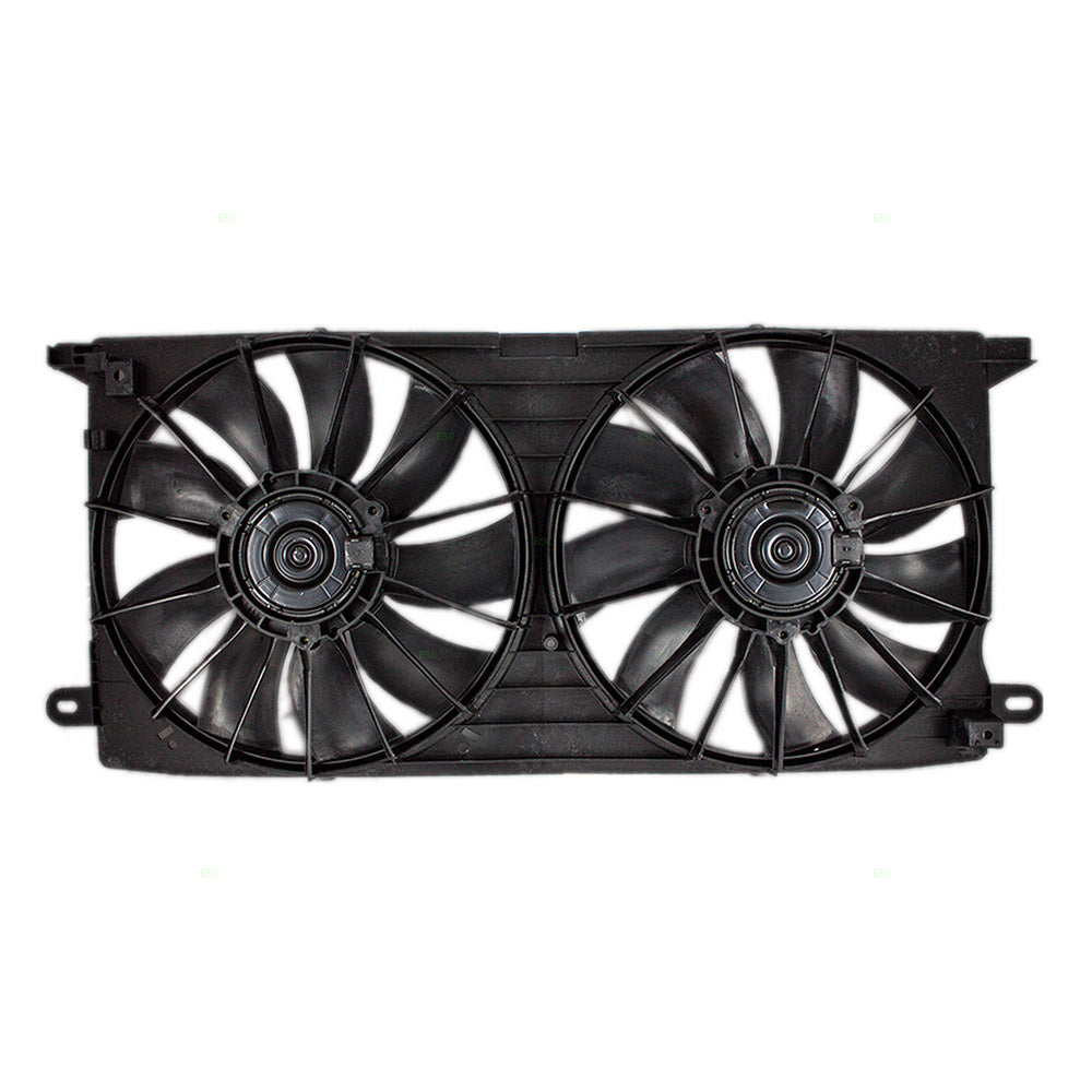 Dual Cooling Fan fits Cadillac DeVille Oldsmobile Aurora Motor & Shroud Assembly