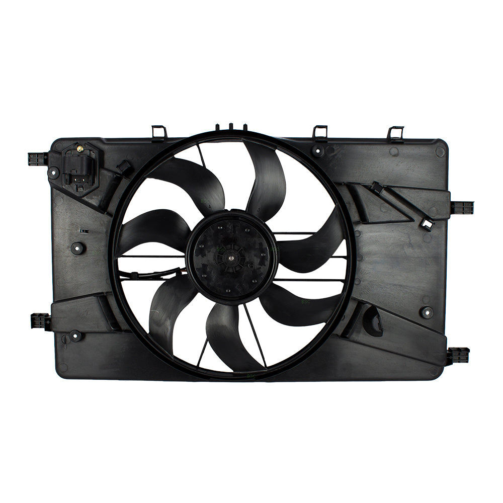 Brock Replacement Cooling Fan Motor Assembly Compatible with Cruze & Cruze Limited Verano 13427161 674-01012