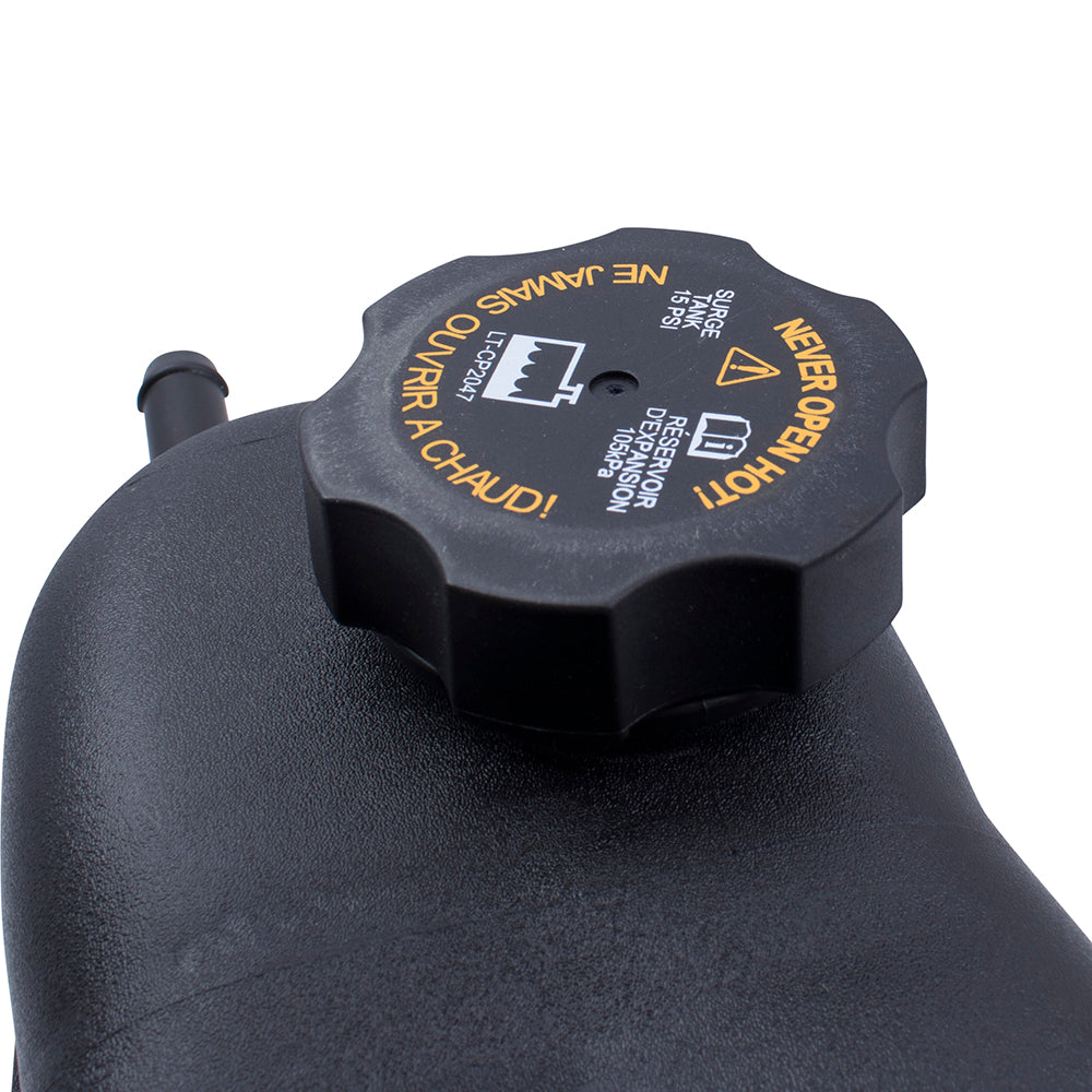 Brock Replacement Coolant Recovery Tank W/Cap Compatible with 07-19 Silverado 2500/3500/Sierra 2500/3500 07-14 Yukon/XL/Tahoe/Suburban/Escalade &ESV 07-13 Silverado&Sierra 1500/ Escalade EXT/Avalanche