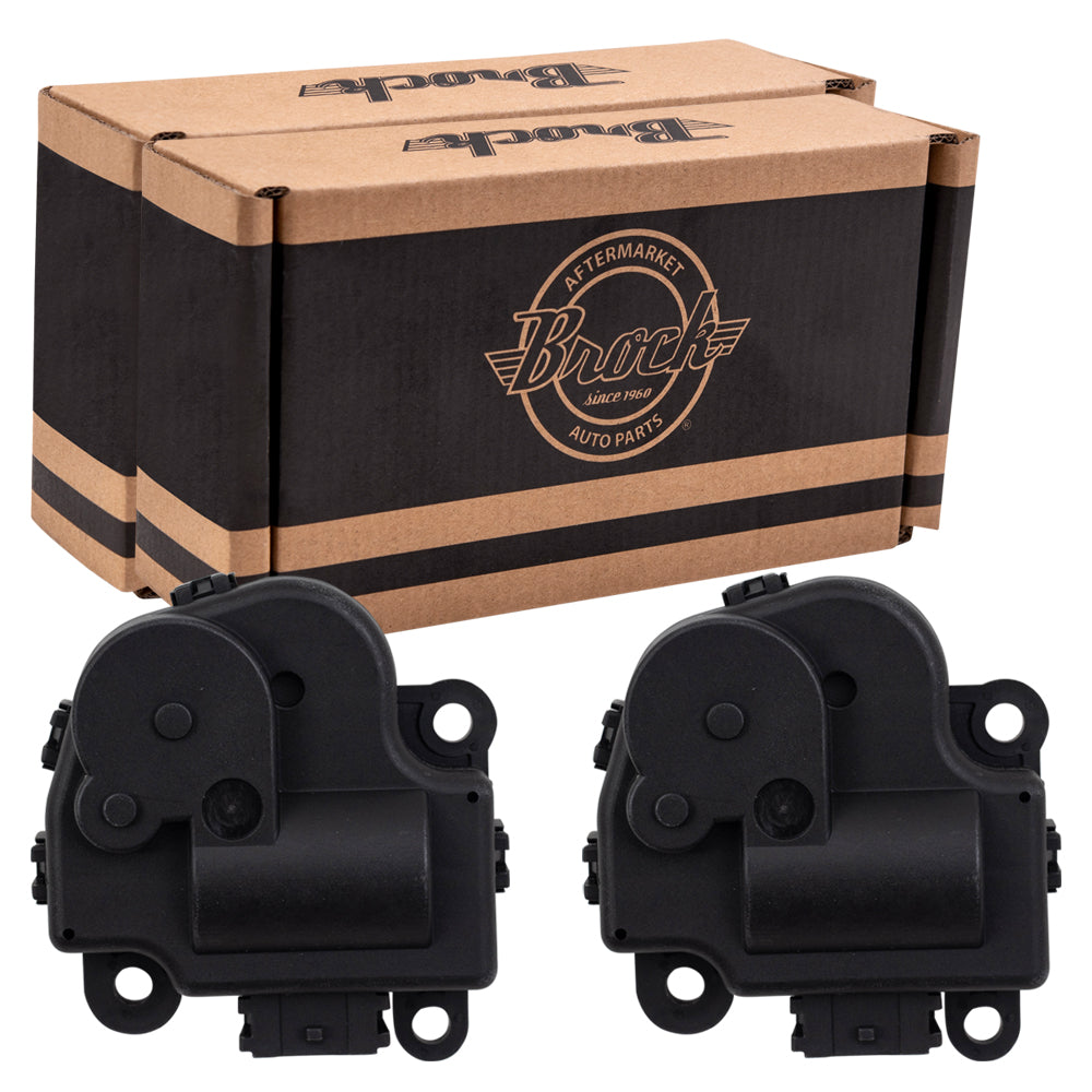 HVAC Heater A/C Air Inlet/Blend Door Actuator For 2004-2013 Impala 2014-2014 Impala Limited 2004-2007 Malibu 2008 Malibu Classic 2004-2007 Monte Carlo 2005-2013 Corvette 2005-2009 LaCrosse 2004-2009 XLR 2004-2008 Grand Prix 2 Piece Set