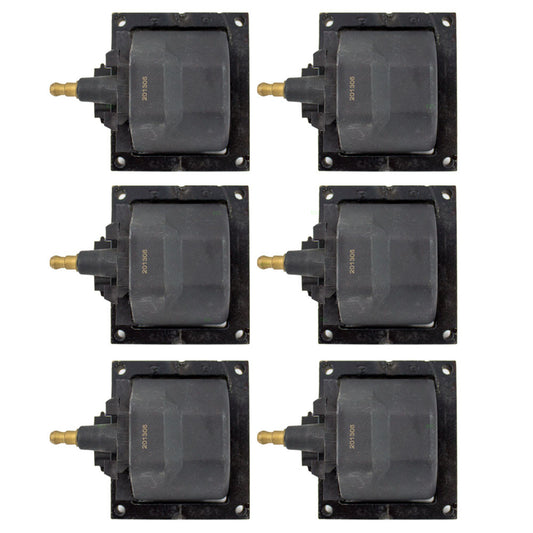 Ignition Coils 6 Pc Set fits 1988-1998 GMC Chevrolet Pickup Truck V6 4.3L Gas