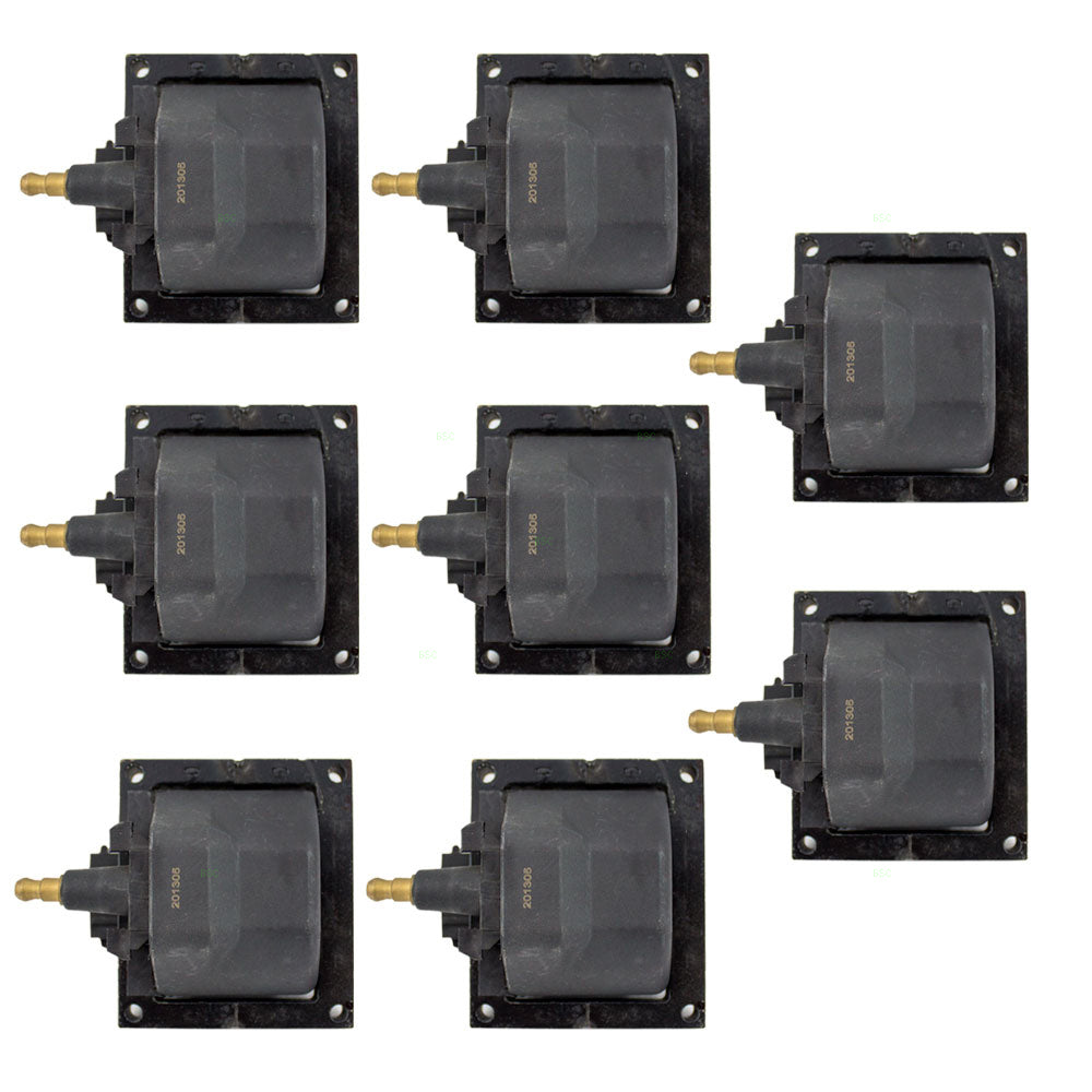 Ignition Coils 8 Pc Set fits 1988-1998 GMC Chevrolet Pickup Truck 8 Cyl Gas V8