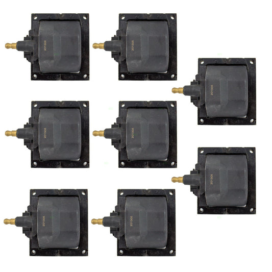 Ignition Coils 8 Pc Set fits 1988-1998 GMC Chevrolet Pickup Truck 8 Cyl Gas V8