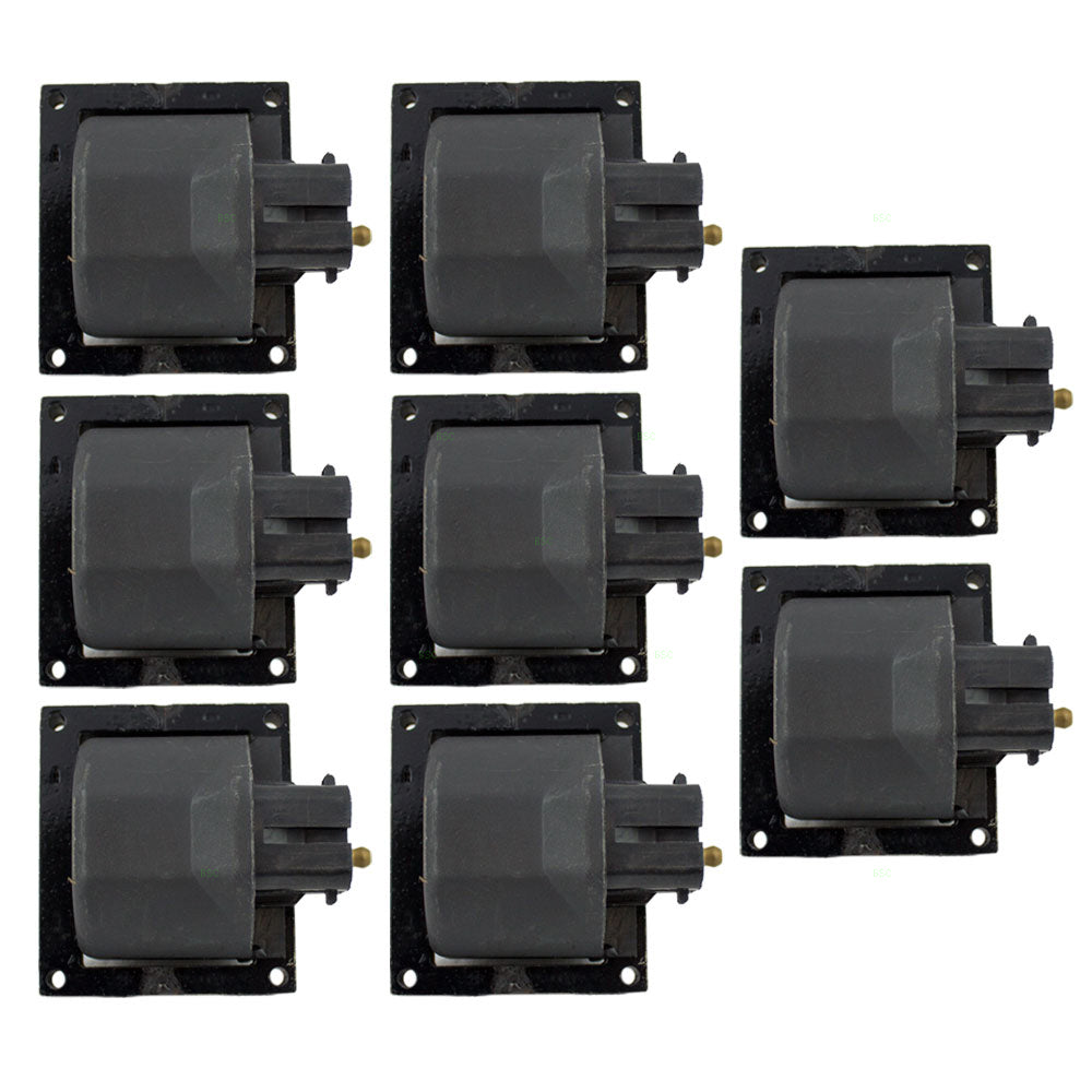 Ignition Coils 8 Pc Set fits 1988-1998 GMC Chevrolet Pickup Truck 8 Cyl Gas V8