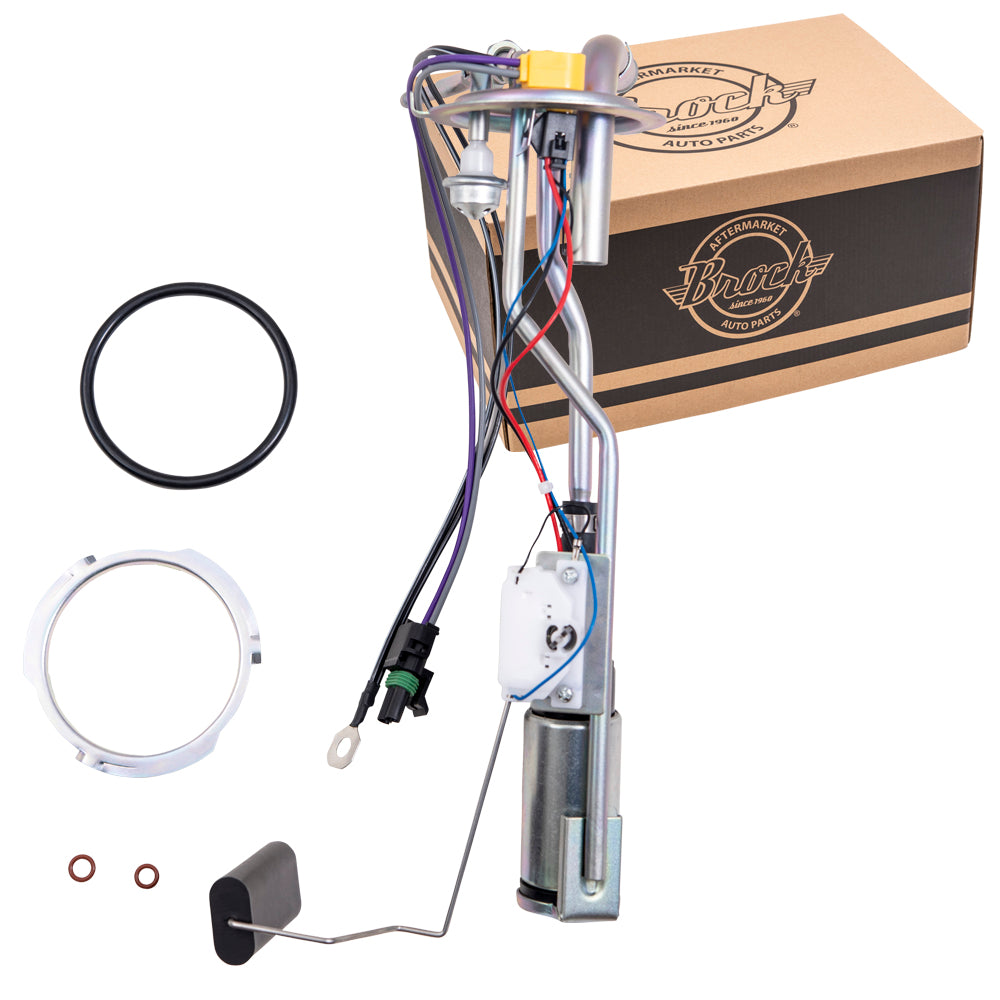 Brock Aftermarket Replacement Fuel Pump Hanger Assembly Compatible With 1992-1995 Chevy S10 Blazer 2.5L/2.8L/4.3L With 20 Gallon Fuel Tank