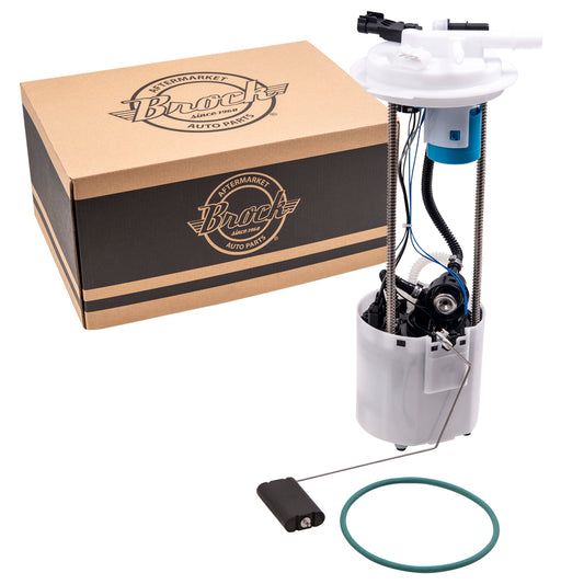 Brock Aftermarket Replacement Gasoline Fuel Pump Module Assembly Compatible With 2009 GM Pickup 1500 4.8L/5.3L Regular Cab/Extended Cab With 97 Inch Bed