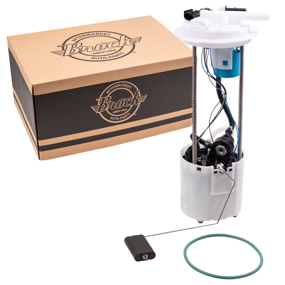 Brock Aftermarket Replacement Gasoline Fuel Pump Module Assembly Compatible With 2009 GM Pickup 1500 4.8L/5.3L Regular Cab With 79 Inch Bed