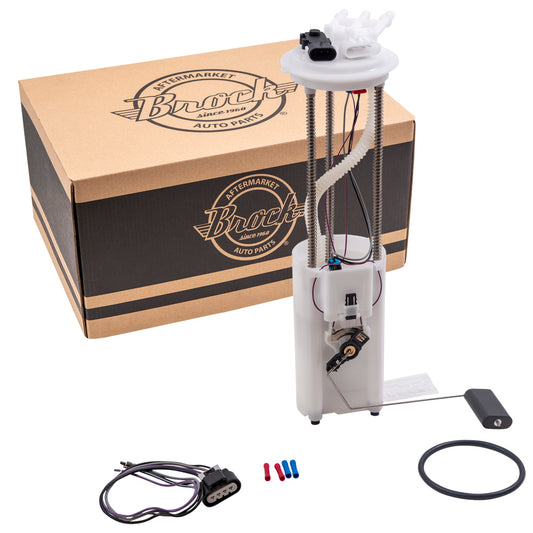 Brock Aftermarket Replacement Gasoline Fuel Pump Module Assembly Compatible With 1998-2002 GM C/K 3500 Pickup With California Emissions