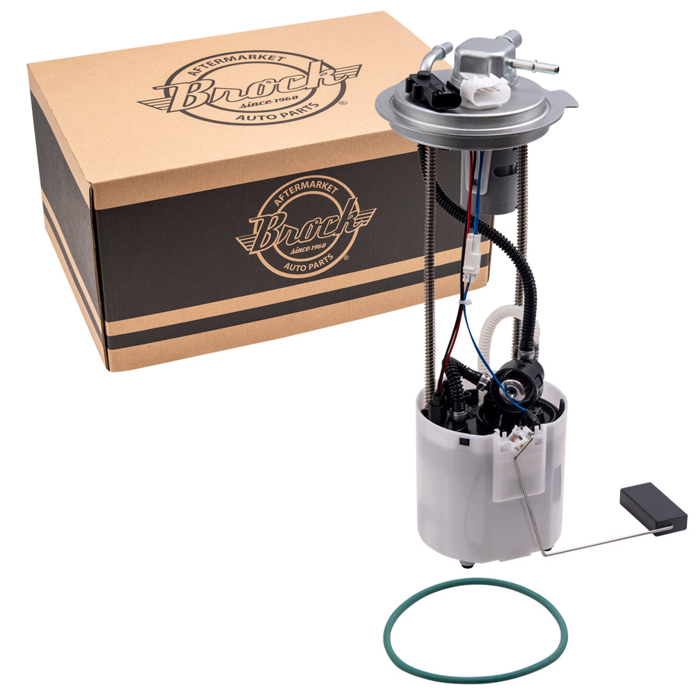 Brock Aftermarket Replacement Fuel Pump Module Assembly Compatible With 2014-2018 GM Pickup 1500 Extended Cab/Crew Cab