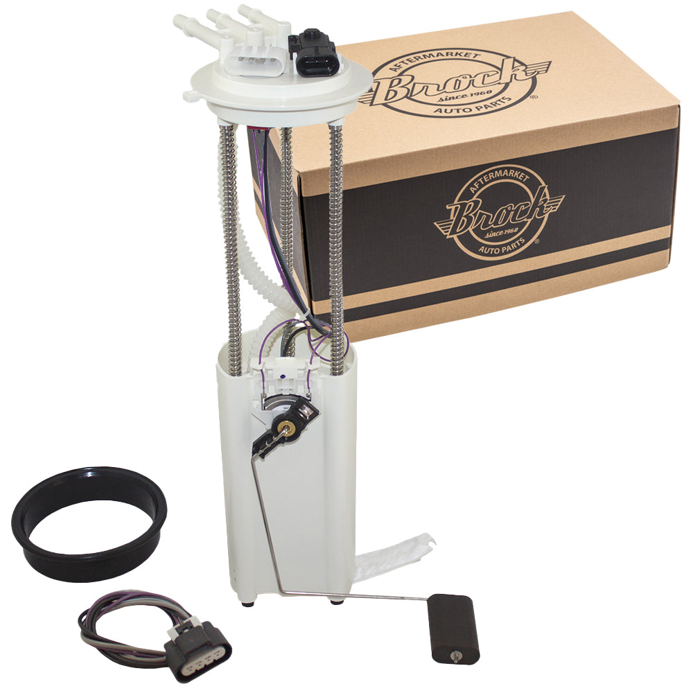 Brock Replacement Fuel Pump Module Assembly Compatible with 2003-2004 S10 Sonoma Crew Cab Pickup Truck 4.3L 19179495 E3566M