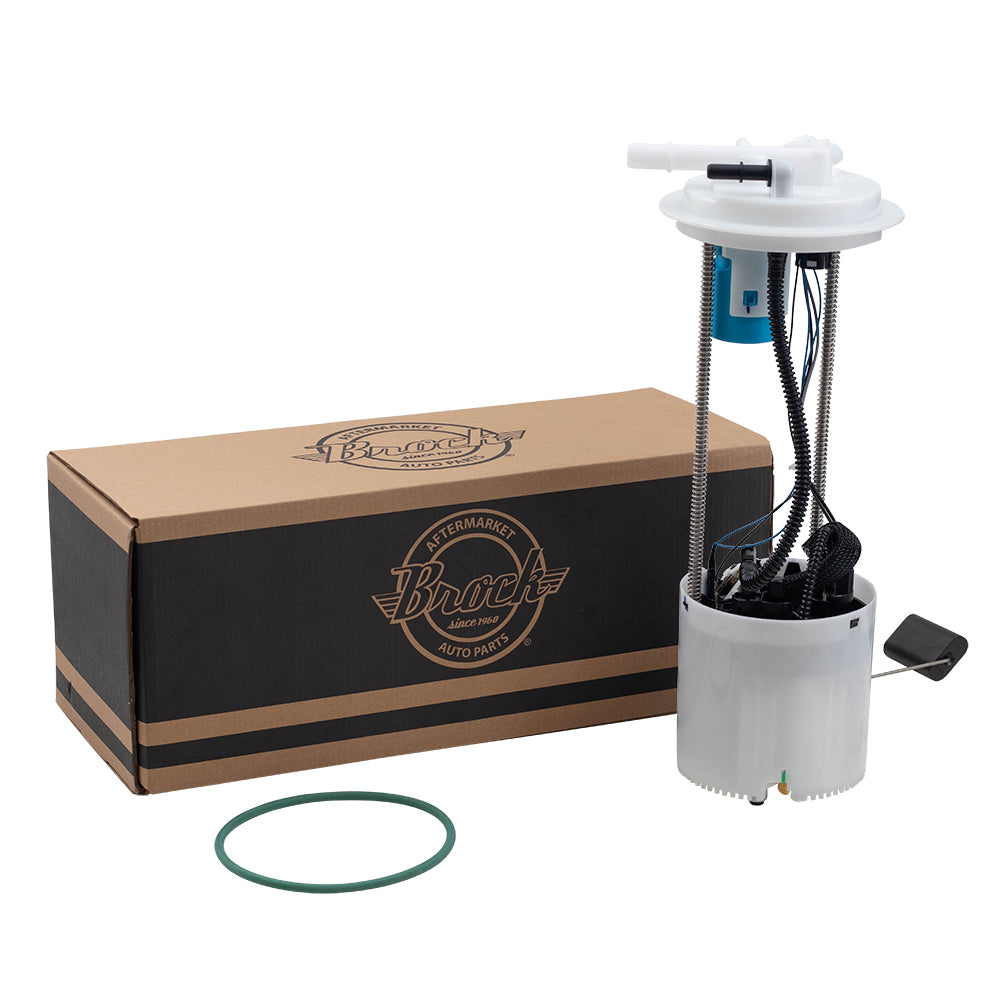 Brock Replacement Fuel Pump Module Assembly Compatible with 2007-2008 Silverado Sierra 1500 4.8L 5.3L w/ 8 ft bed 19206584