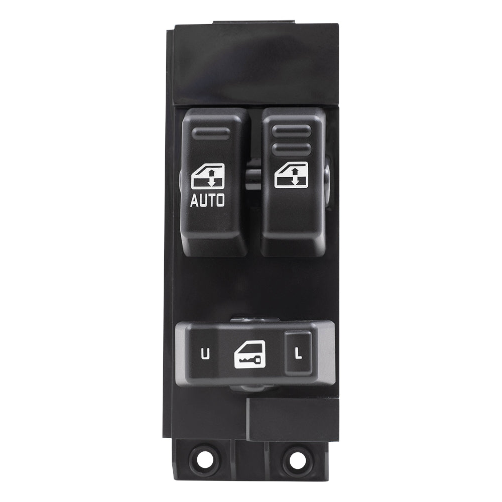 Brock Replacement Drivers Front Power Window Master Switch Compatible with 00-02 Pickup Truck w/o Crew Cab 19259958