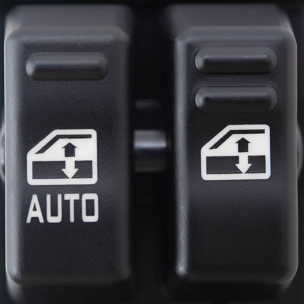 Brock Replacement Drivers Front Power Window Master Switch Compatible with 00-02 Pickup Truck w/o Crew Cab 19259958