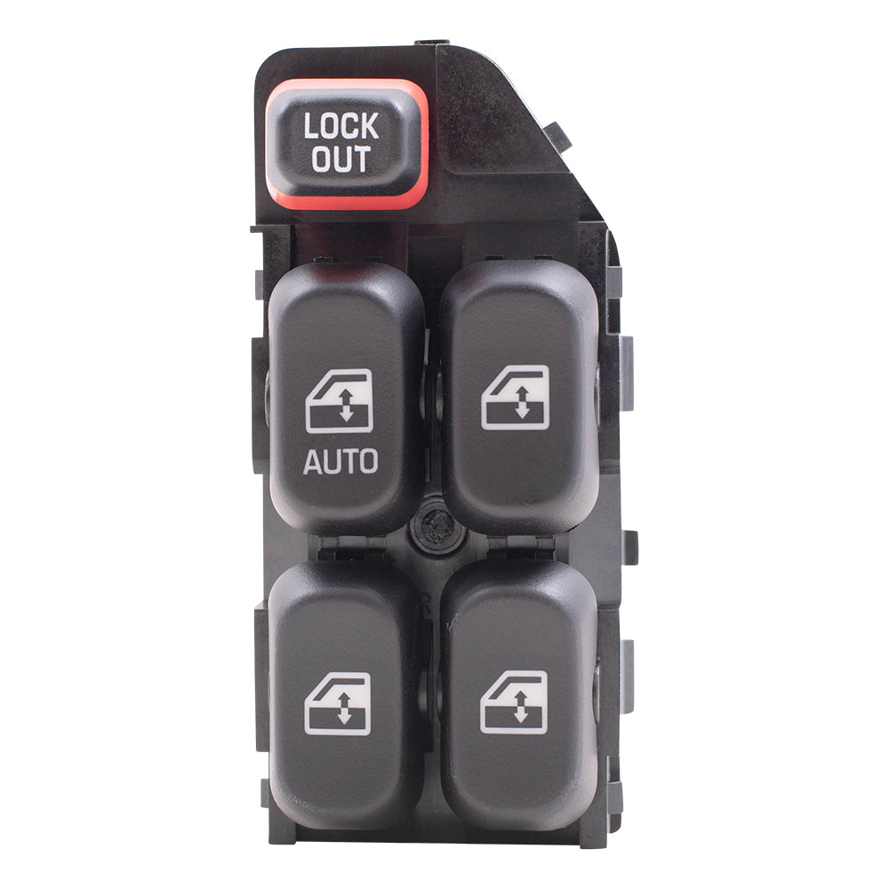 95-01 Chevrolet Lumina Drivers Front Power Window Master Switch 88894539