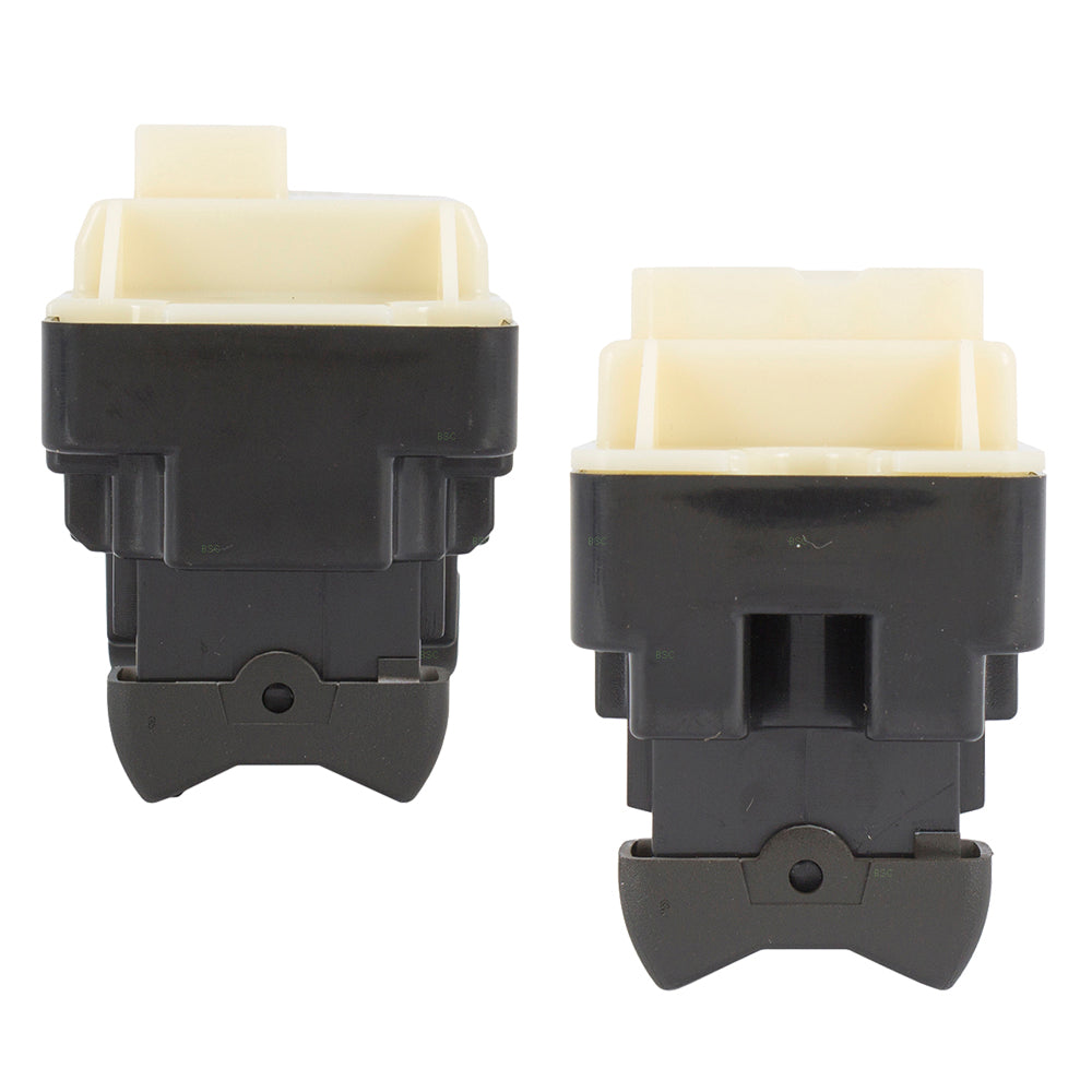 Brock Replacement Front Set of Drivers Power Window Lock Master Switch & Passengers Power Window Switch Compatible with 04-14 Colorado Canyon + 06-08 Pickup