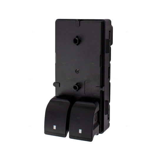 Brock Replacement Drivers Front Power Window Master Switch 2 Button Control Compatible with 07-14 Silverado Sierra HHR Panel 20945132
