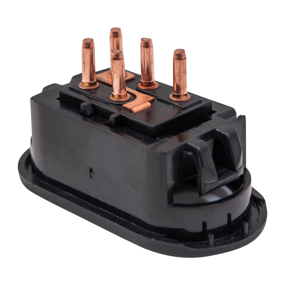 Brock Replacement Oval Lock Switch 5 Prongs Compatible with 90-94 SUV Pickup Truck 22086338