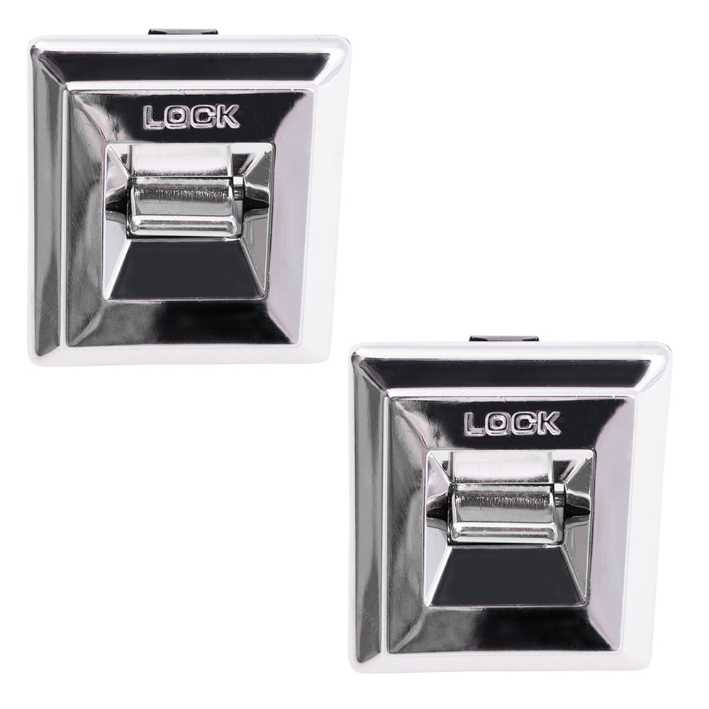 Brock Replacement Pair of Lock Switches with Bezels Compatible with 78-87 Van 20734310