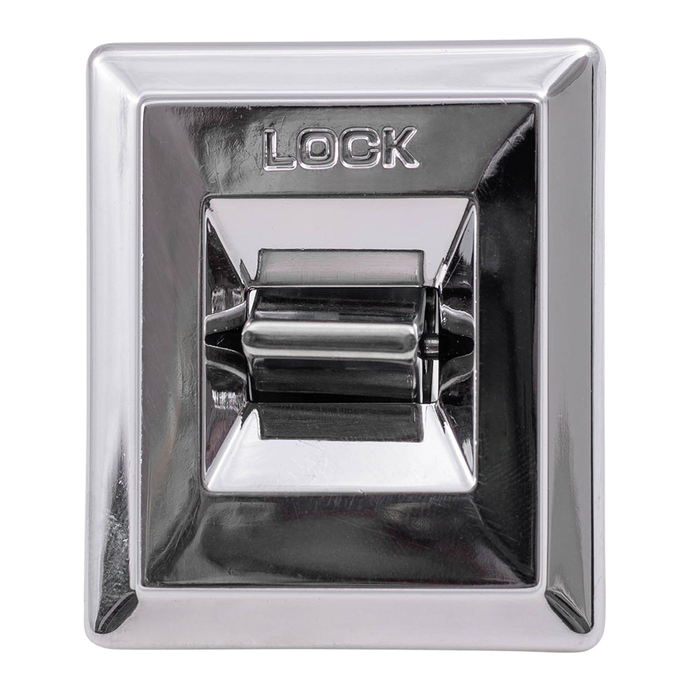 Brock Replacement Lock Switch with Bezel 1 Button & 3 Prongs Compatible with 78-87 Van 20734310