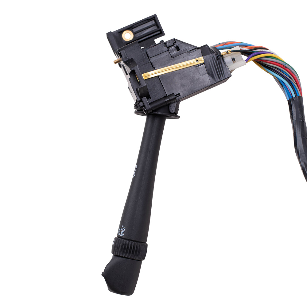 Brock Replacement Turn Signal Switch Cruise Wiper Dimmer Hazard Warning Lever Compatible with 98-05 Envoy Jimmy Blazer Bravada S10 Hombre Sonoma Pickup 26100838