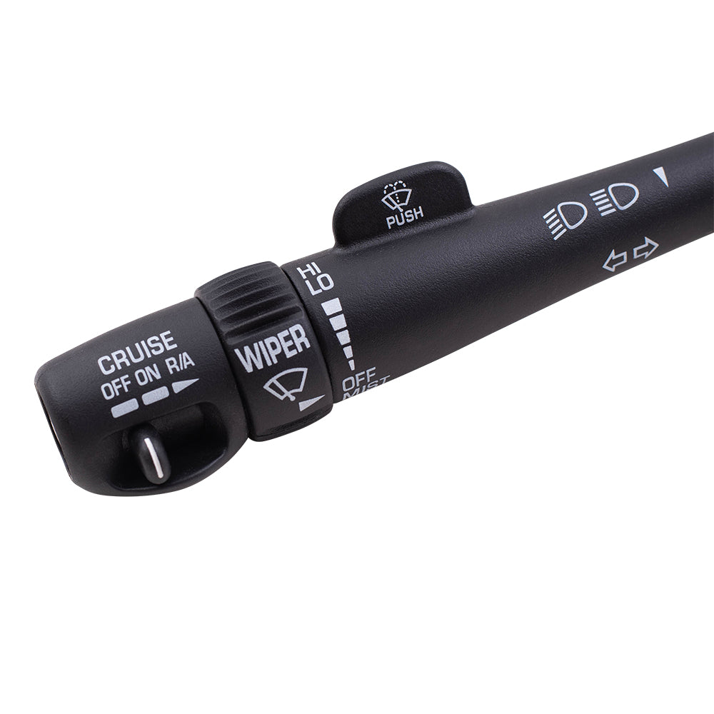 Brock Replacement Turn Signal Switch Cruise Wiper Dimmer Hazard Warning Lever Compatible with 98-05 Envoy Jimmy Blazer Bravada S10 Hombre Sonoma Pickup 26100838