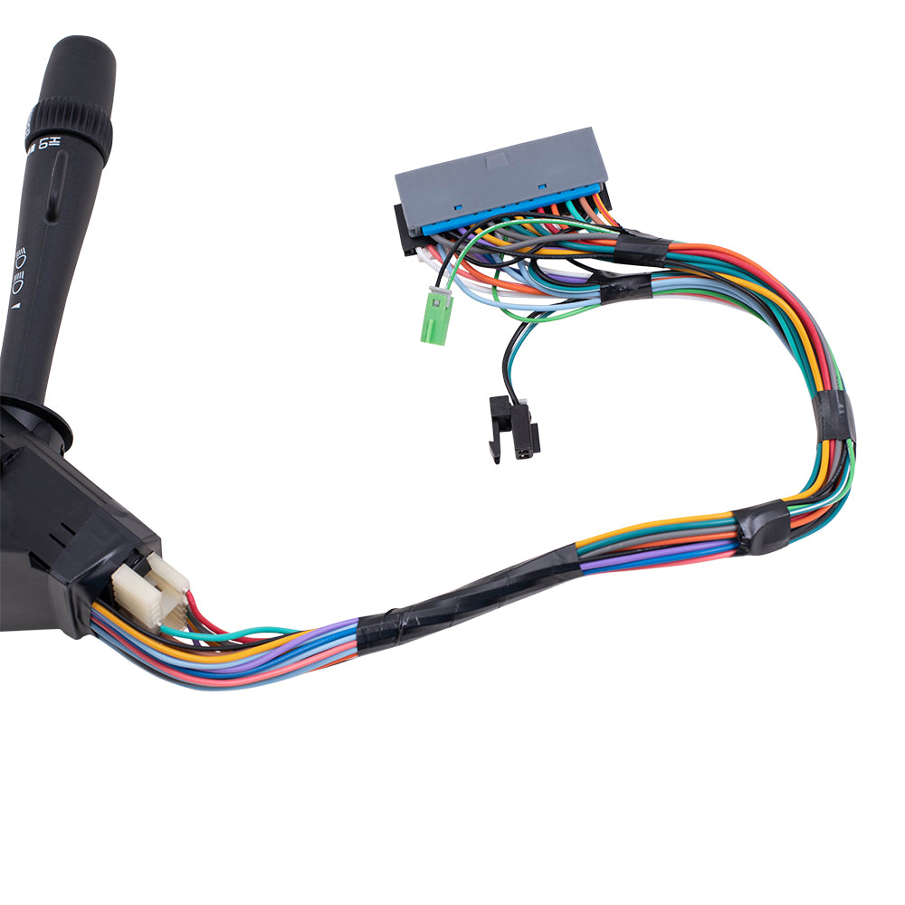 Brock Replacement Turn Signal Switch Wiper Brights Lever Compatible with 98-05 Envoy Jimmy Blazer Bravada S10 Hombre Sonoma Pickup Truck 26083636
