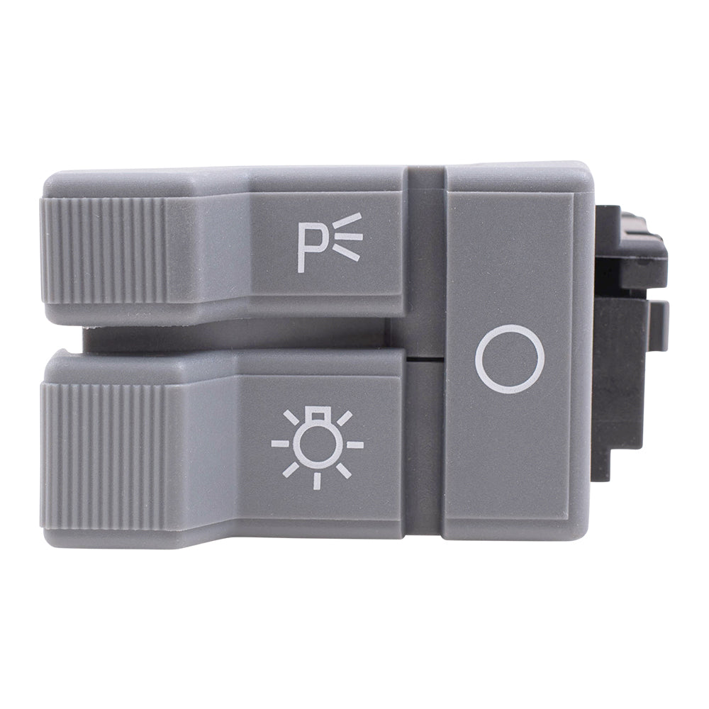 Brock Replacement Headlight Dimmer Switch Gray Compatible with 1990-1994 C/K Pickup Truck 1992-1994 Suburban Blazer Yukon 19245374