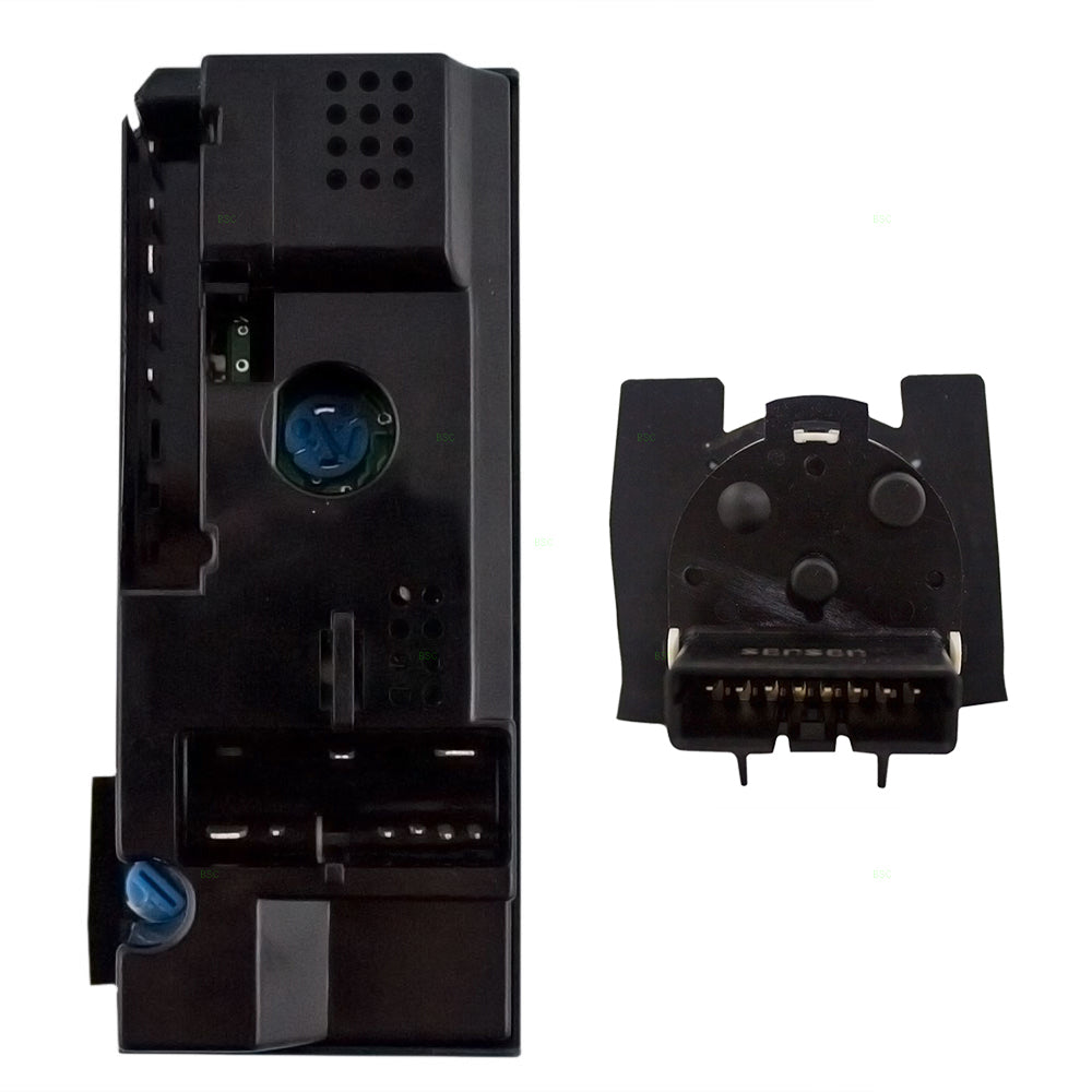 Brock Replacement 2 Piece Driver Set Power Master Window Switch with Remote Mirror Switches Compatible with 1995-1999 Tahoe C/K Pickup Truck 2-Door 19244656