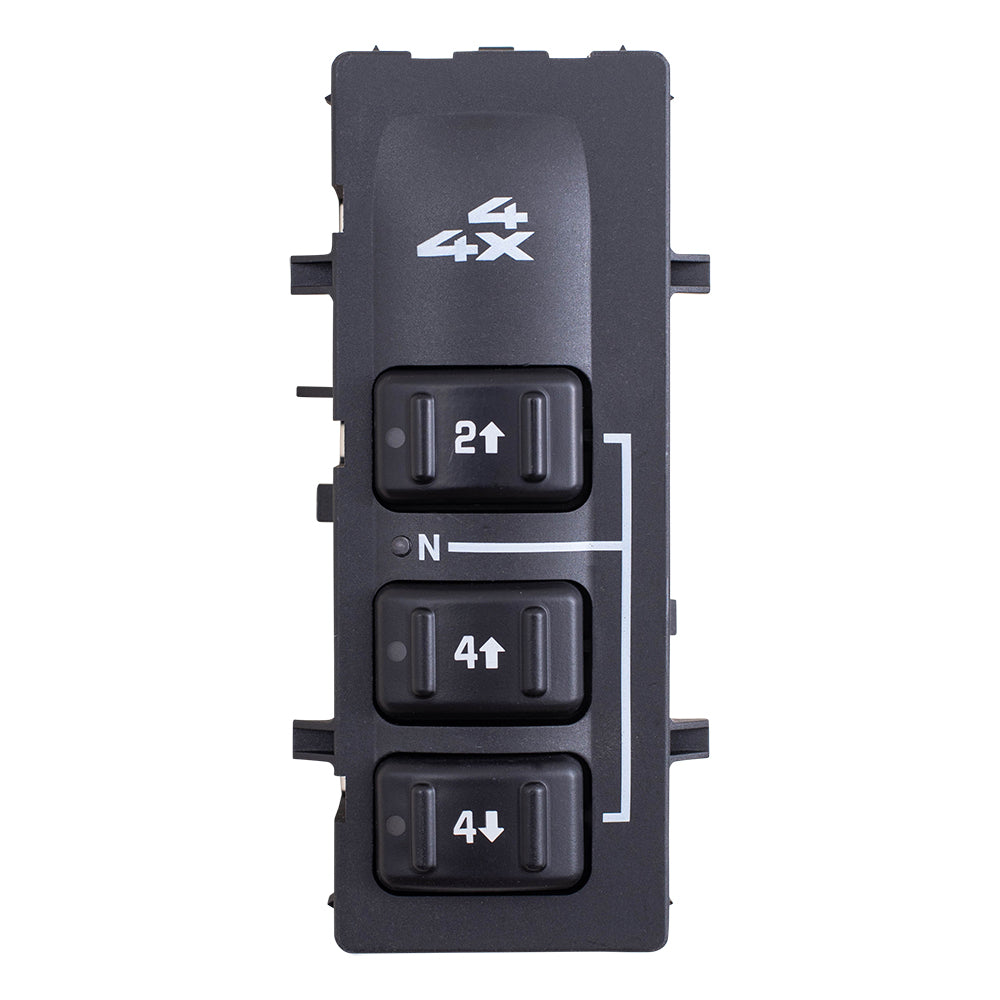 4-Wheel Drive Selector Switch fits 03-07 Silverado Sierra RPO Code NP1 19259312