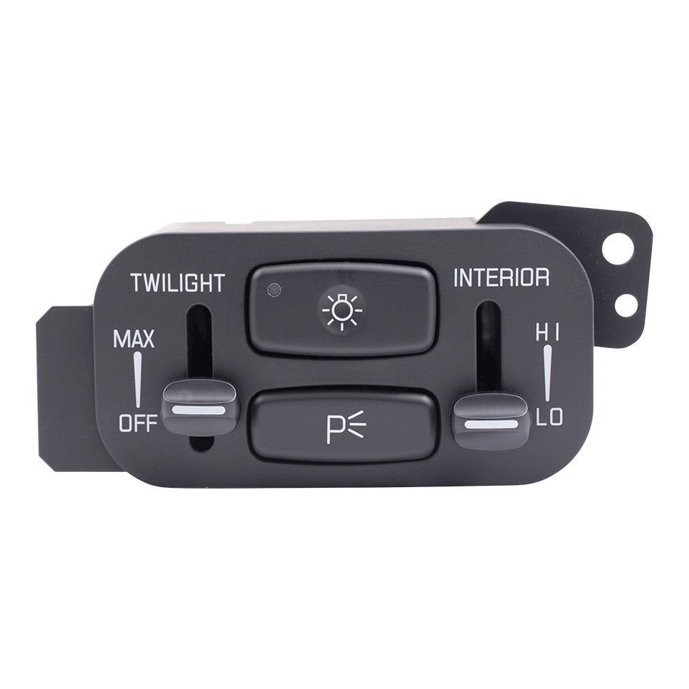 Brock Replacement Headlight Switch Dimmer Brights Lever Compatible with 2000-2005 LeSabre 25740989