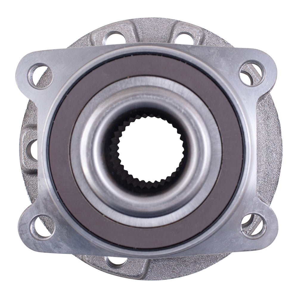 Brock Replacement Front and Rear Set Hub Bearing Assemblies Compatible with 2014-2020 Cherokee w/Off Road Package