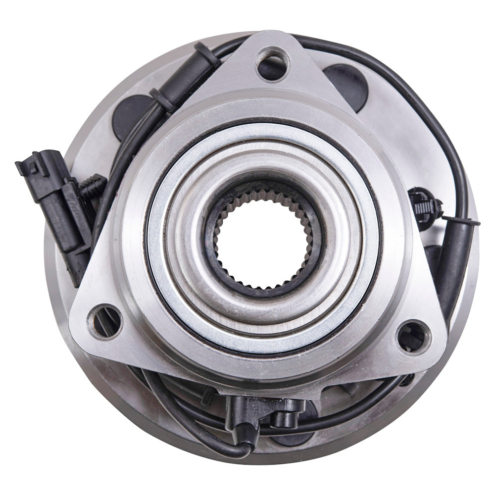 Brock Aftermarket Replacement Front Driver Left Or Passenger Right Hub/Bearing Assembly With 49 Inch ABS Cable Compatible With 2011-2018 Jeep Wrangler JK