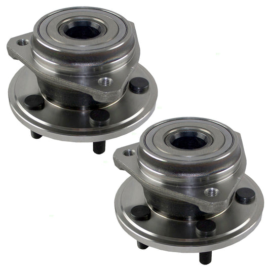 Pair Hub/Bearing Assemblies for Jeep Cherokee Wrangler Comanche Front 53007449AB