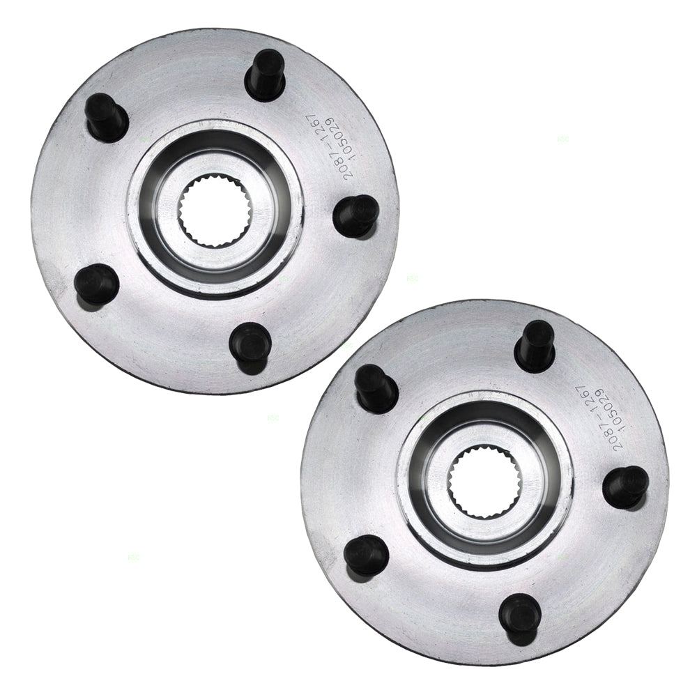 Pair Hub/Bearing Assemblies for Jeep Cherokee Wrangler Comanche Front 53007449AB