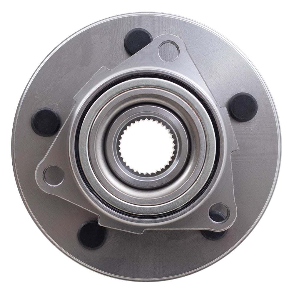 Brock Replacement Set Front Hubs & Bearings Compatible with 2000 2001 1500 Pickup w/ 4-Wheel Drive 2-Wheel ABS