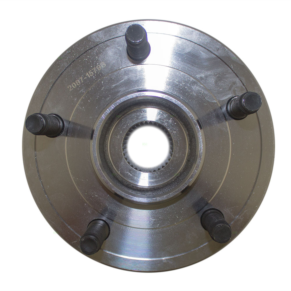 Brock Replacement Front Wheel Hub Bearing Assembly Compatible with 2002-2005 1500 Pickup Truck with 4-Wheel ABS 52070323AB