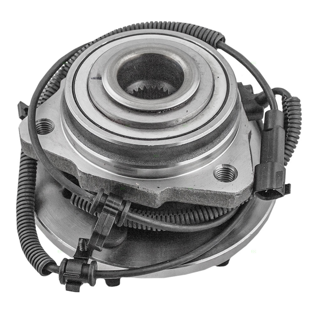 Brock Replacement Driver Front Wheel Hub with Bearing Assembly Compatible with 2002-2007 Liberty 52128693AB