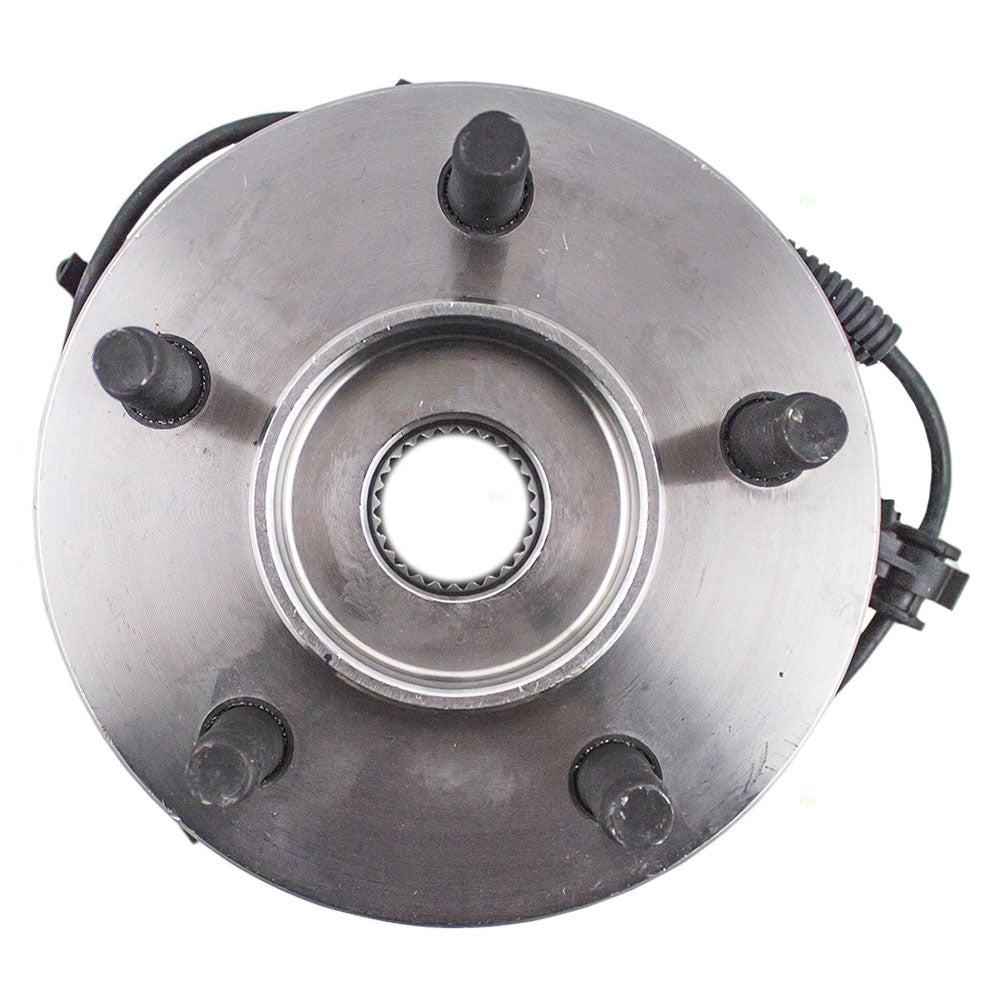 Brock Replacement Driver Front Wheel Hub with Bearing Assembly Compatible with 2002-2007 Liberty 52128693AB