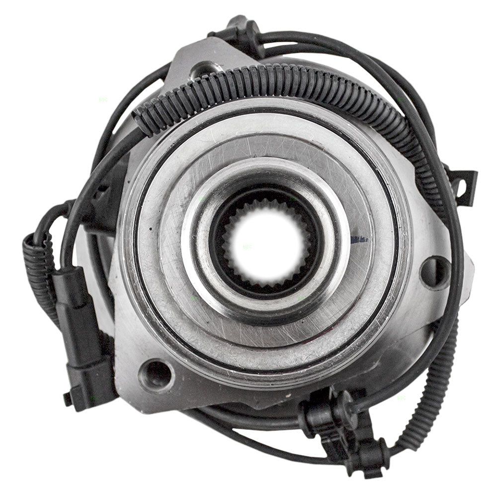 Brock Replacement Passenger Front Wheel Hub with Bearing Assembly Compatible with 2002-2007 Liberty with ABS 52128692AF