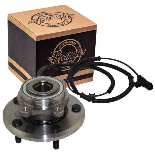Brock Replacement Rear Wheel Hub with Bearing Assembly Compatible with 2008-2011 Town & Country Grand Caravan 2009-2014 Routan 4721762AK 7B0 501 611 P