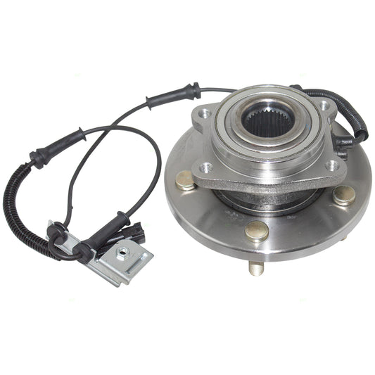 Brock Replacement Front Wheel Hub with Bearing Assembly Compatible with 2008-2011 Town & Country Grand Caravan 2009-2014 Routan 5154214AA HA590243 513273 515136